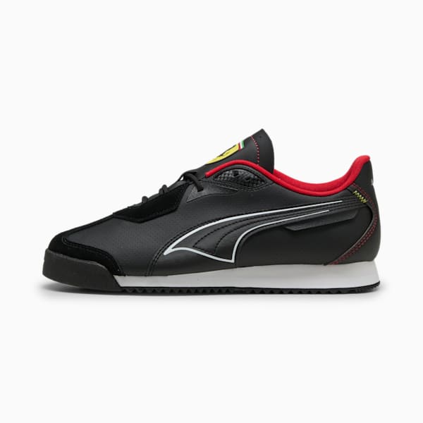 Tenis Scuderia Ferrari PUMA Roma para hombre, PUMA Black, extralarge